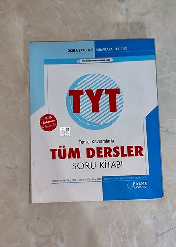 TYT Tüm Dersler Soru Kitabı - Palme Yayınevi