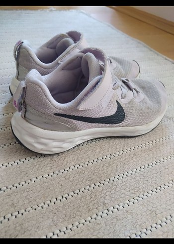 Kız Çocuk Gri Nike orjinal Spor Ayakkabı Velcro 30 numara - Görsel 3