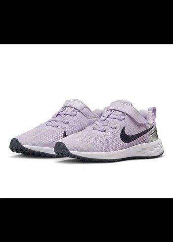 Kız Çocuk Gri Nike orjinal Spor Ayakkabı Velcro 30 numara - Görsel 4