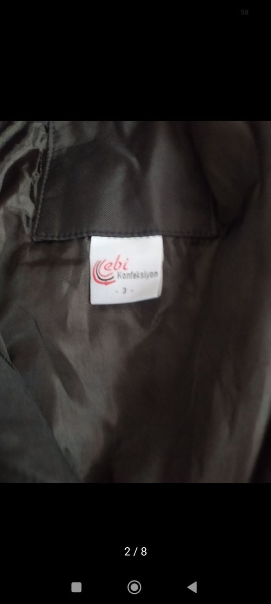 Siyah  Xl beden Erkek Güvenlik Görevlisi dış mont - Görsel 4