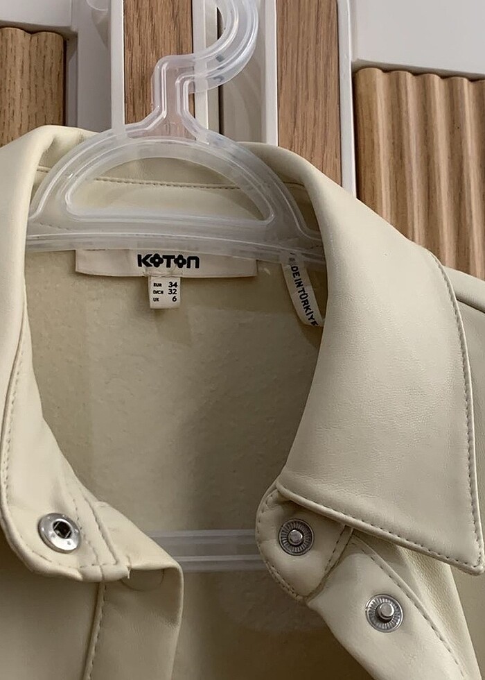 Deri ceket gömlek - Görsel 2