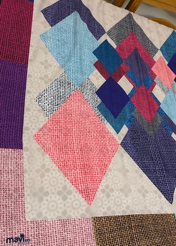 Bohem Çok Renkli Kadın eşarp - Görsel 2