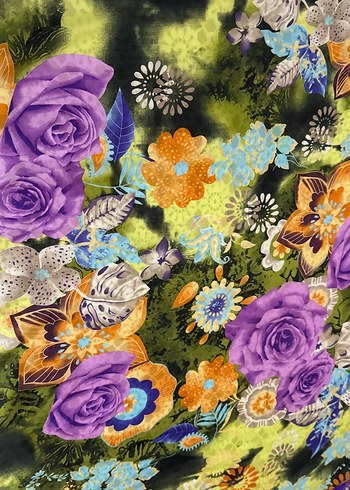 Renkli Dantel Detaylı Bohem Kadın eşarp - Görsel 3