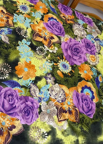 Renkli Dantel Detaylı Bohem Kadın eşarp - Görsel 2