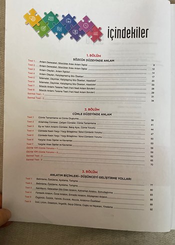 TYT Türkçe Soru Bankası 1. Oturum - Görsel 2