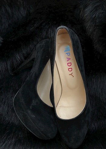 Siyah Topuklu Ayakkabı - Görsel 4