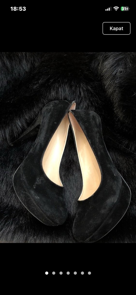 Siyah Topuklu Ayakkabı - Görsel 2