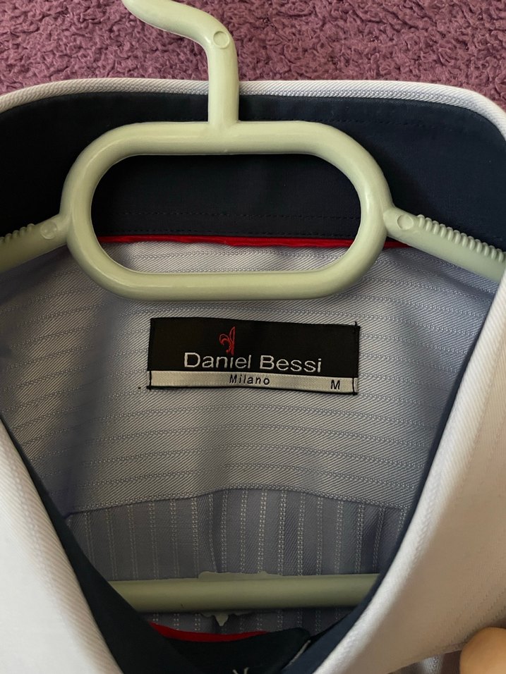 Daniel Bessi mavi Çizgili Erkek Gömlek - Görsel 3