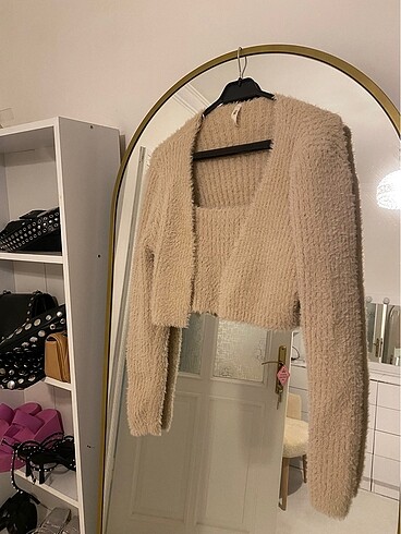 Zara bluz hırka takım