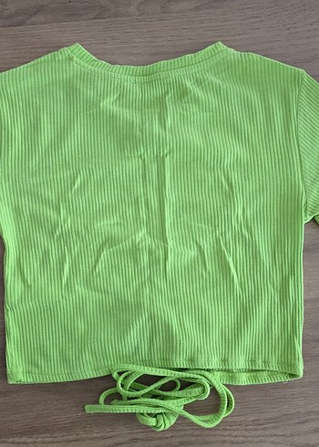 Defacto Yeşil Kısa Kollu Crop