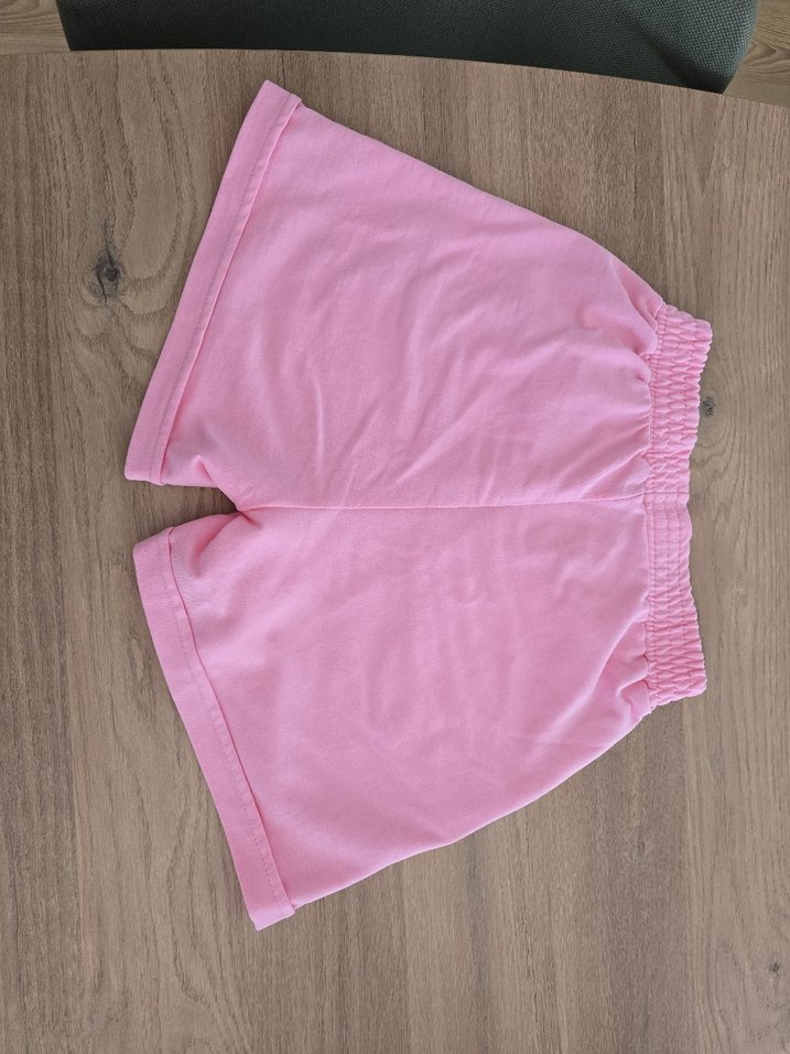 Pembe Mini Rahat Kesim Kadın Şort - Görsel 2