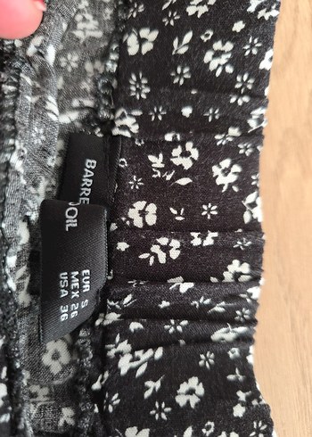 Volanlı Siyah Şortlu Mini Etek - Görsel 3