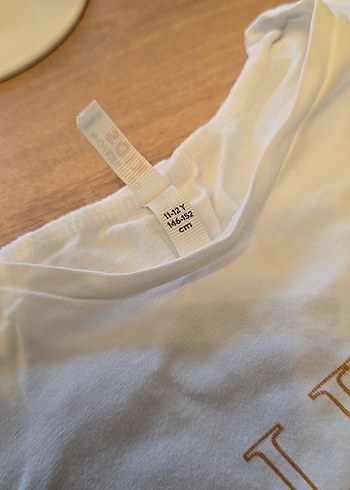 Kadın Beyaz Baskılı Kısa Kollu Tişört - Görsel 4