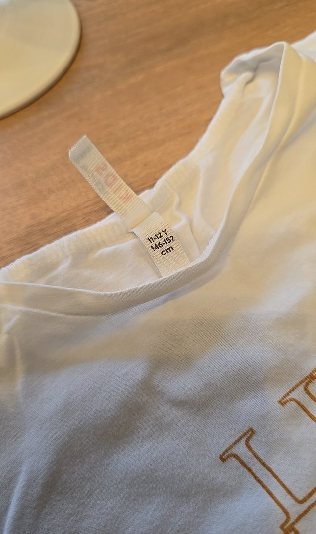 Kadın Beyaz Baskılı Kısa Kollu Tişört - Görsel 4