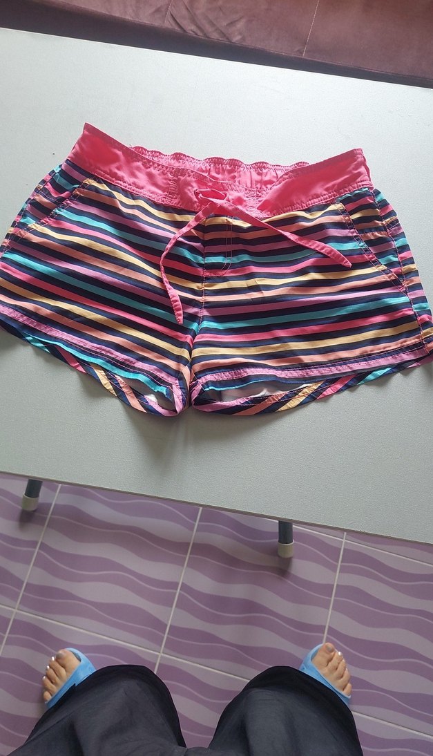 renkli çok rahat şort - Görsel 2