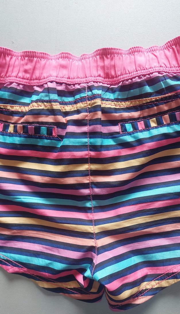 renkli çok rahat şort - Görsel 5