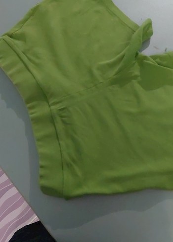 Yeşil Mini  Şort - Görsel 3