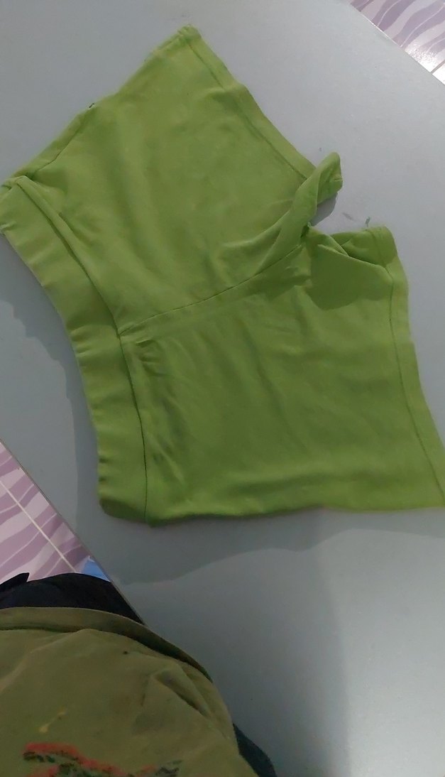 Yeşil Mini  Şort - Görsel 4