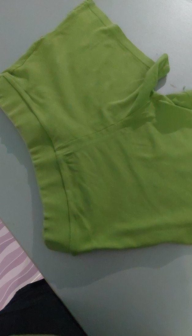 Yeşil Mini  Şort - Görsel 3