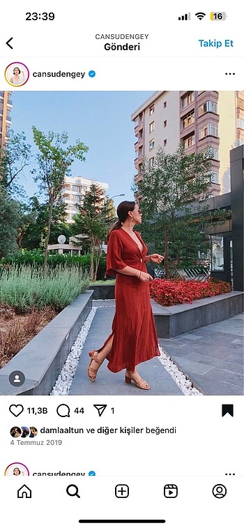 Zara ZARA KİREMİT ELBİSE