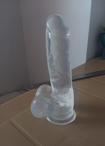 Beyaz dldo 16 cm kaln