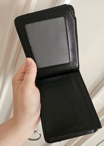 Siyah Minimalist Erkek Cüzdan - Görsel 2