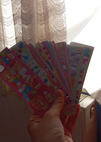 hologramlı sticker 10 adet