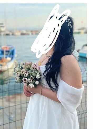 xl Beden beyaz Renk Nikah elbisesi
