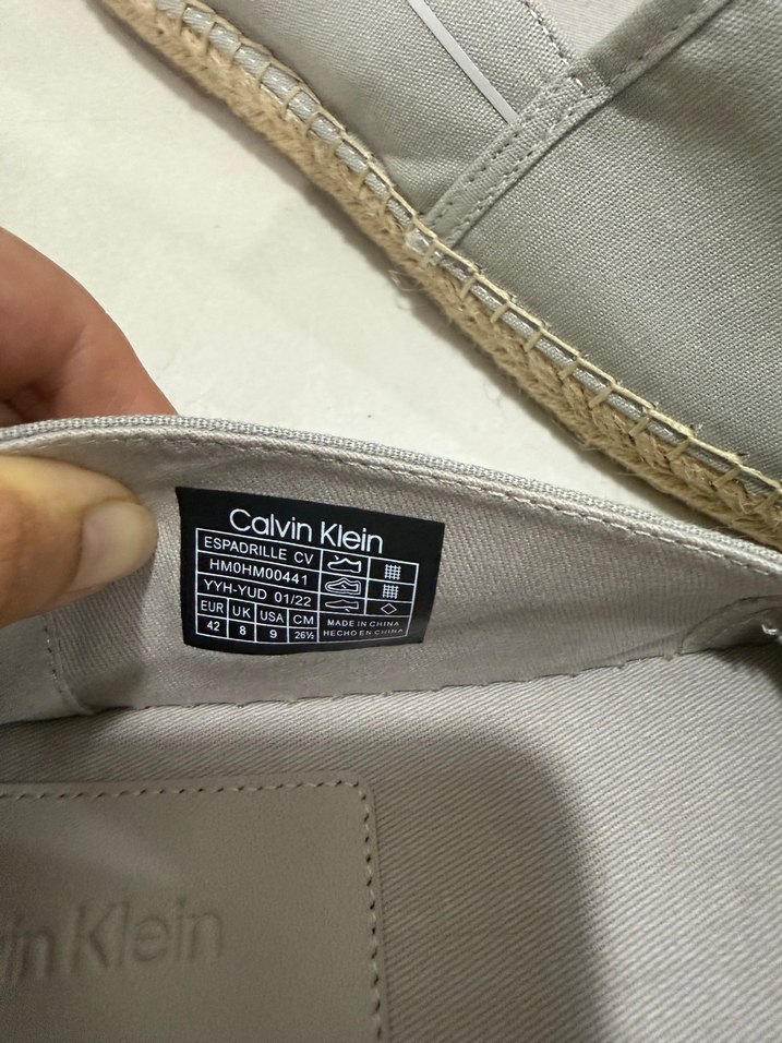 Calvin Klein Gri erkek ayakkabı - Görsel 4