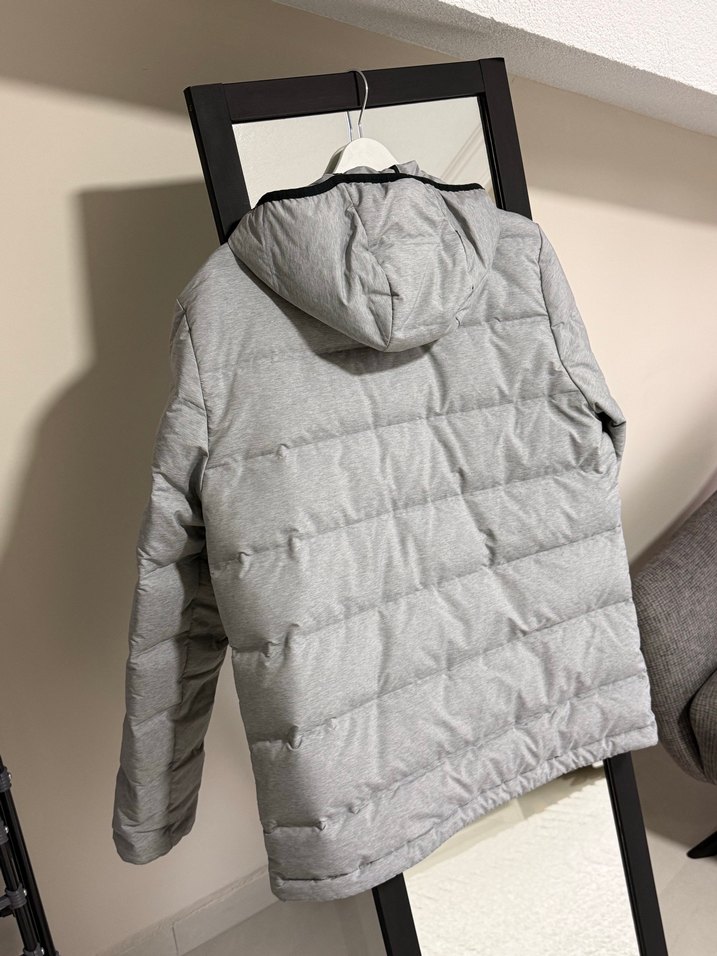 Gri Fermuarlı Adidas Erkek Mont - Görsel 2