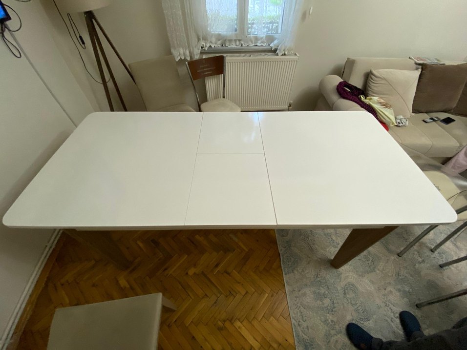 Modern Beyaz Masa - Görsel 4