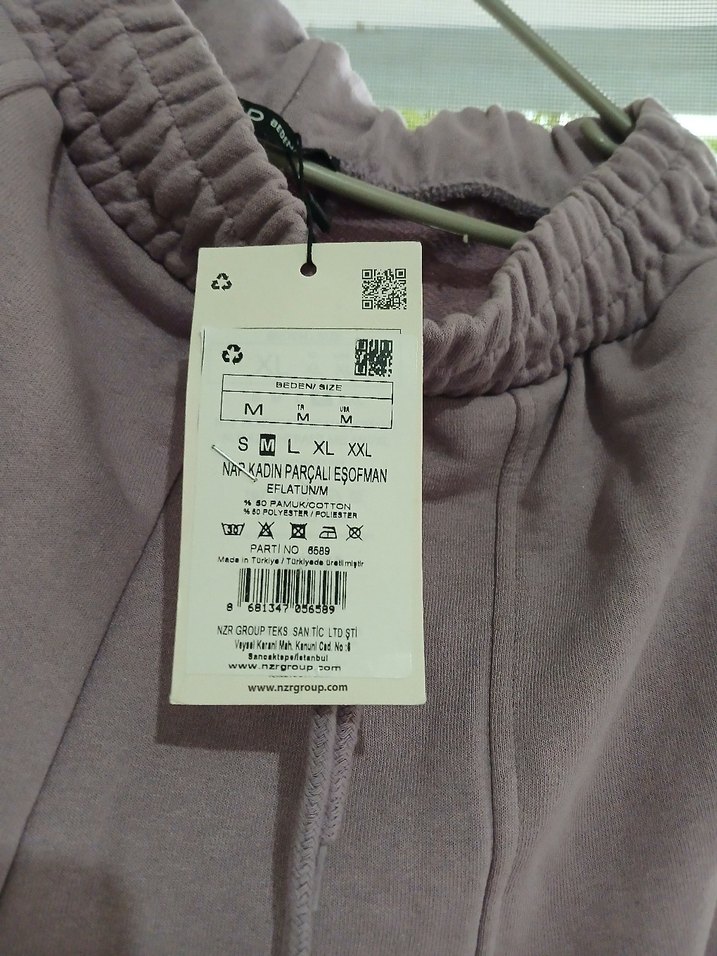 Mor Salaş Kadın Eşofman Altı - Görsel 2