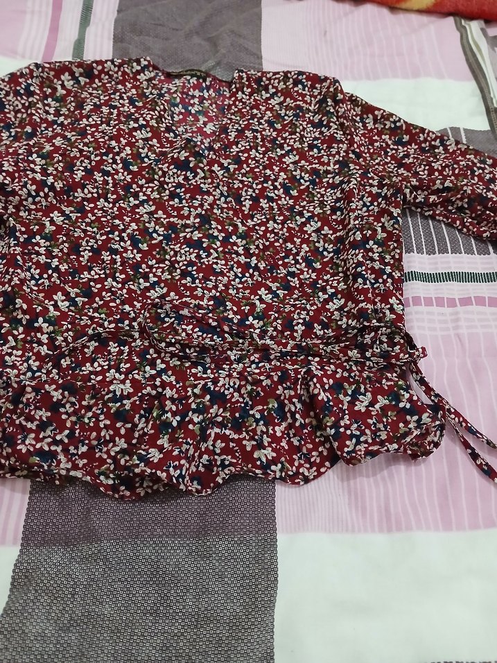 Gri Çizgili Kadın Triko Kazak - Görsel 4