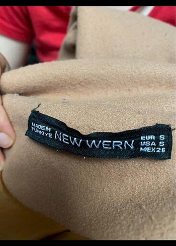 Bej Midi Kadın Kaban Notched Yaka - Görsel 3