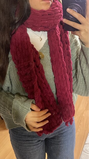 bordo atkı