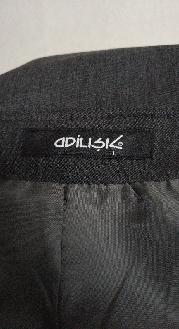 Düğmeli Siyah Kadın Denim Kalem Etek - Görsel 3