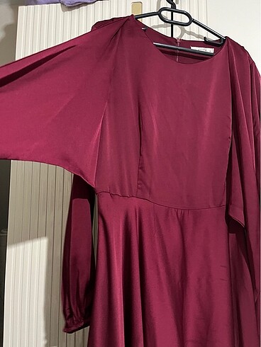 42 Beden bordo Renk Bordo elbise