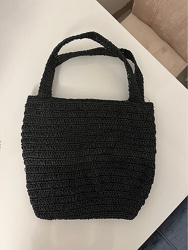 Beden Zara model örme çanta