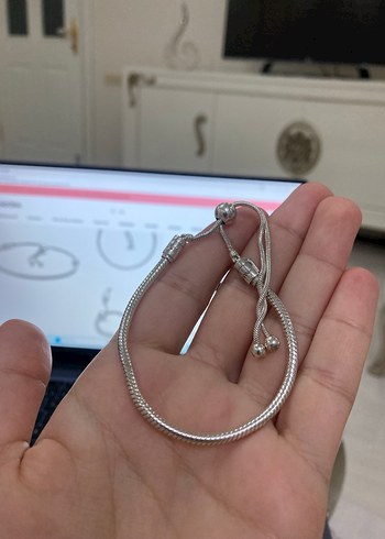 Sertifikalı orijinal Pandora gümüş Renkli Kadın Bileklik - Görsel 3