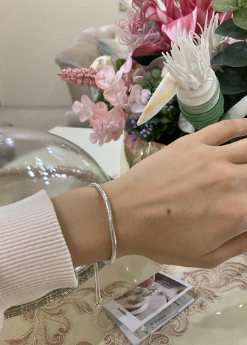 Sertifikalı orijinal Pandora gümüş Renkli Kadın Bileklik - Görsel 4