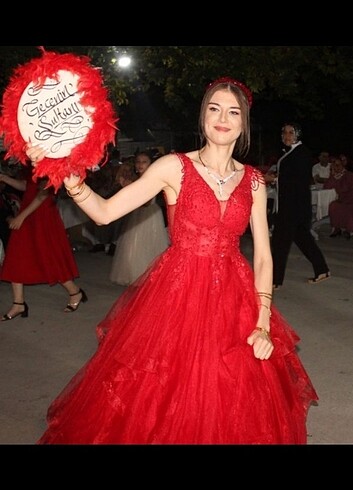 Kırmızı Kına elbisesi Kırmızı Kınalık 