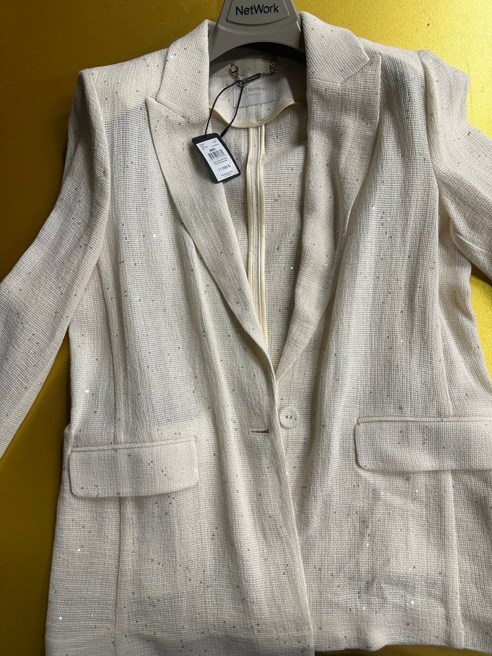 NetWork Beyaz Kadın Blazer Ceket - Görsel 2