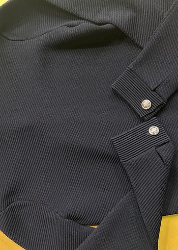 Düğmeli Siyah Kadın Hırka - Görsel 4