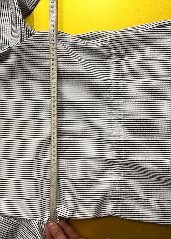 NetWork Beyaz Çizgili Kadın Gömlek ( Sıfır ) - Görsel 5