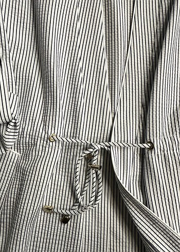 NetWork Beyaz Çizgili Kadın Gömlek ( Sıfır ) - Görsel 3