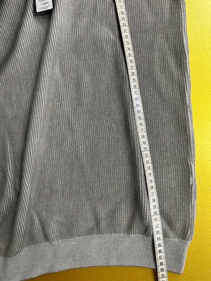 Fermuarlı Gri Yüksek Yaka Kadın Kazak - Görsel 4