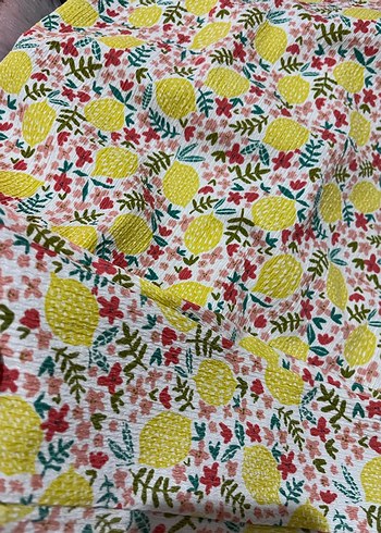 Renkli Ananas Desenli elbise - Görsel 3