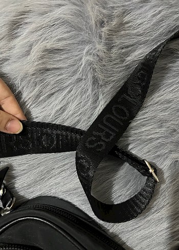 Siyah Minimalist Deri Kadın Çapraz Çanta - Görsel 2