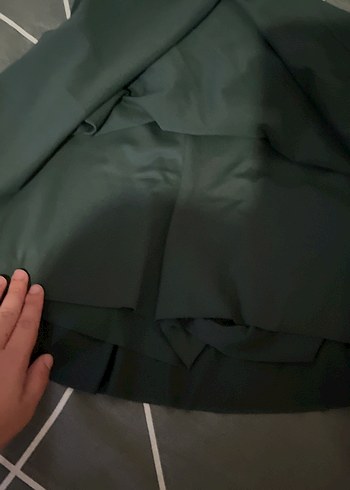 Oysho Kadın Siyah Pilili Mini Etek