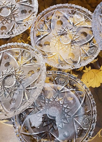 Alman Walther Glass Tatlı Tabakları - Görsel 5